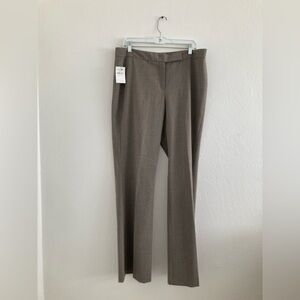 Isda&Co Wool Blend Wide Leg Trouser Pants Gray Office Minimalist Size 14 NWT